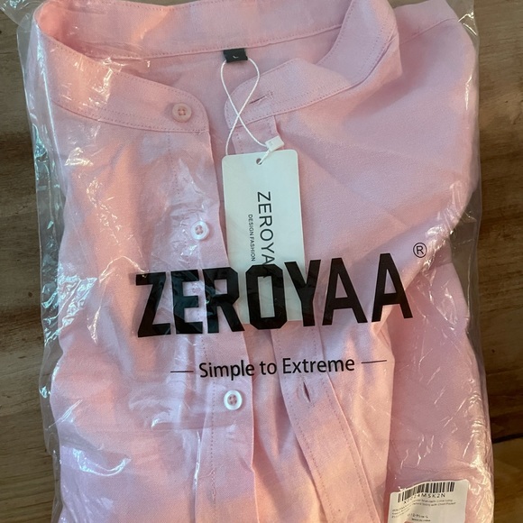 ZEROYAA Men's Hipster Casual Slim Fit Long Sleeve - Picture 1 of 2